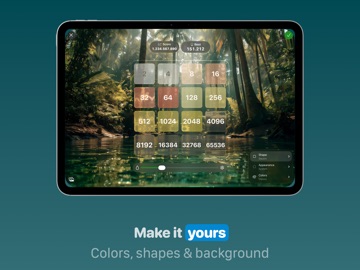 Glass 2048 iPad screenshot