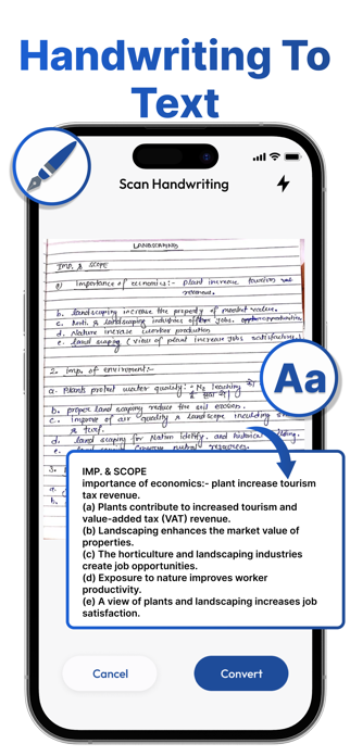 Handwriting to Text Scan - OCR Screenshot 2 of 7