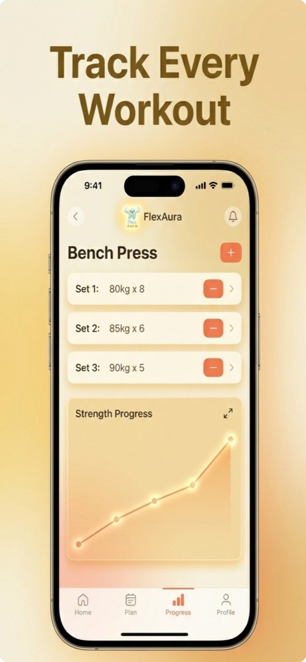 Flex Aura – AI Fitness App with 250k Users (Organic Growth) screenshot 5