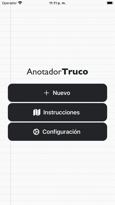 Anotador: Truco Screenshot