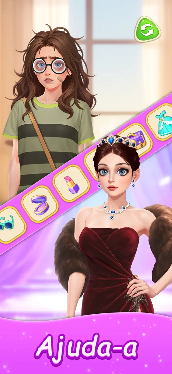 Merge Fashion: Romance Story iOS Mod IPA screenshot 4 - iOS game interface