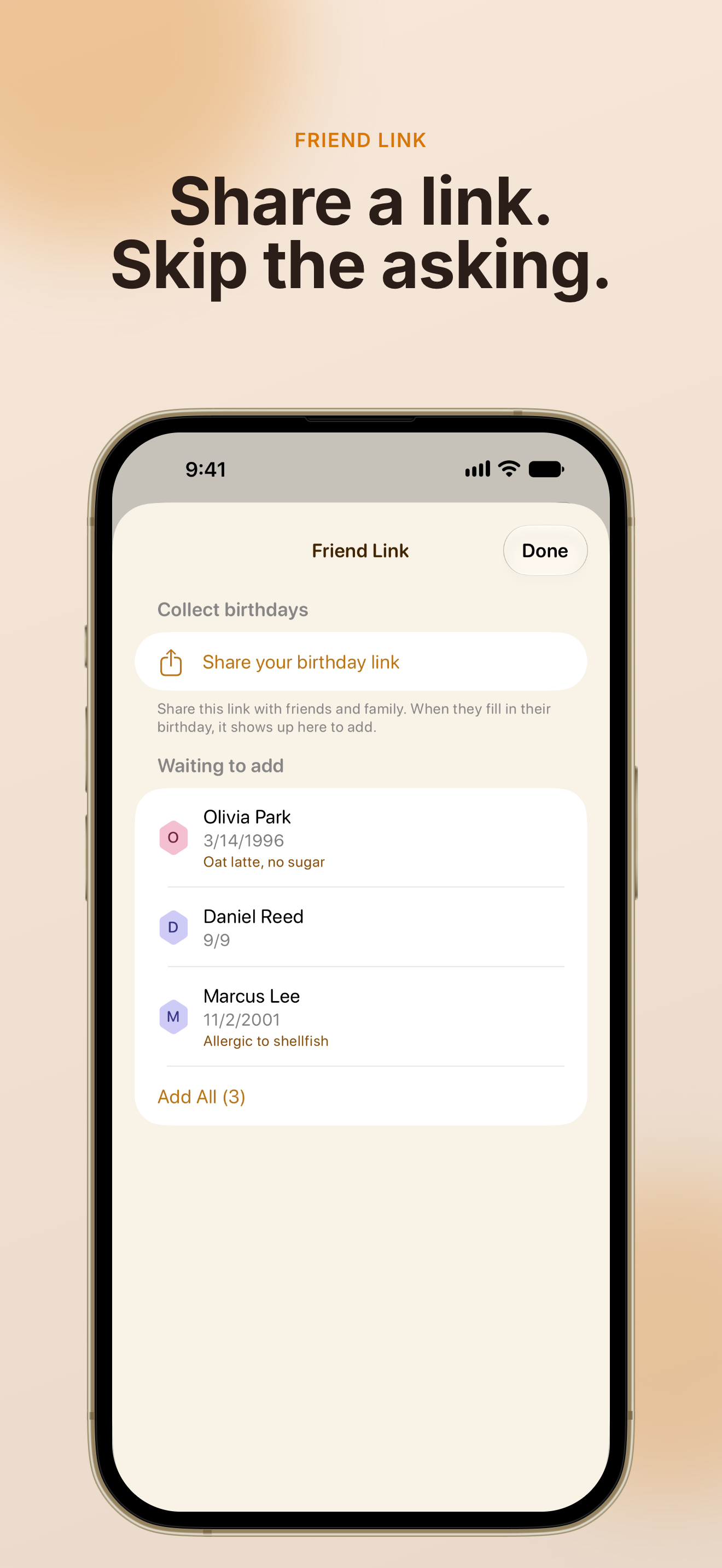 BeeDay: Birthday & Anniversary screenshot 3