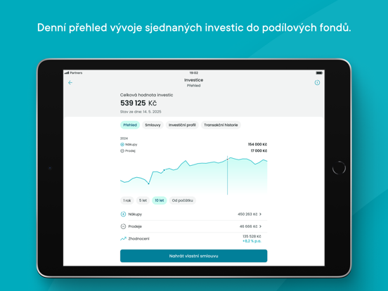 Partners iPad screenshot 3 - Finance app
