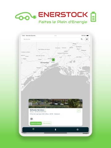Enerstock iPad screenshot