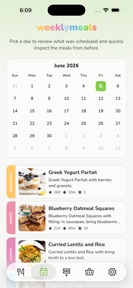 Meal Planner - WeeklyMeals screenshot