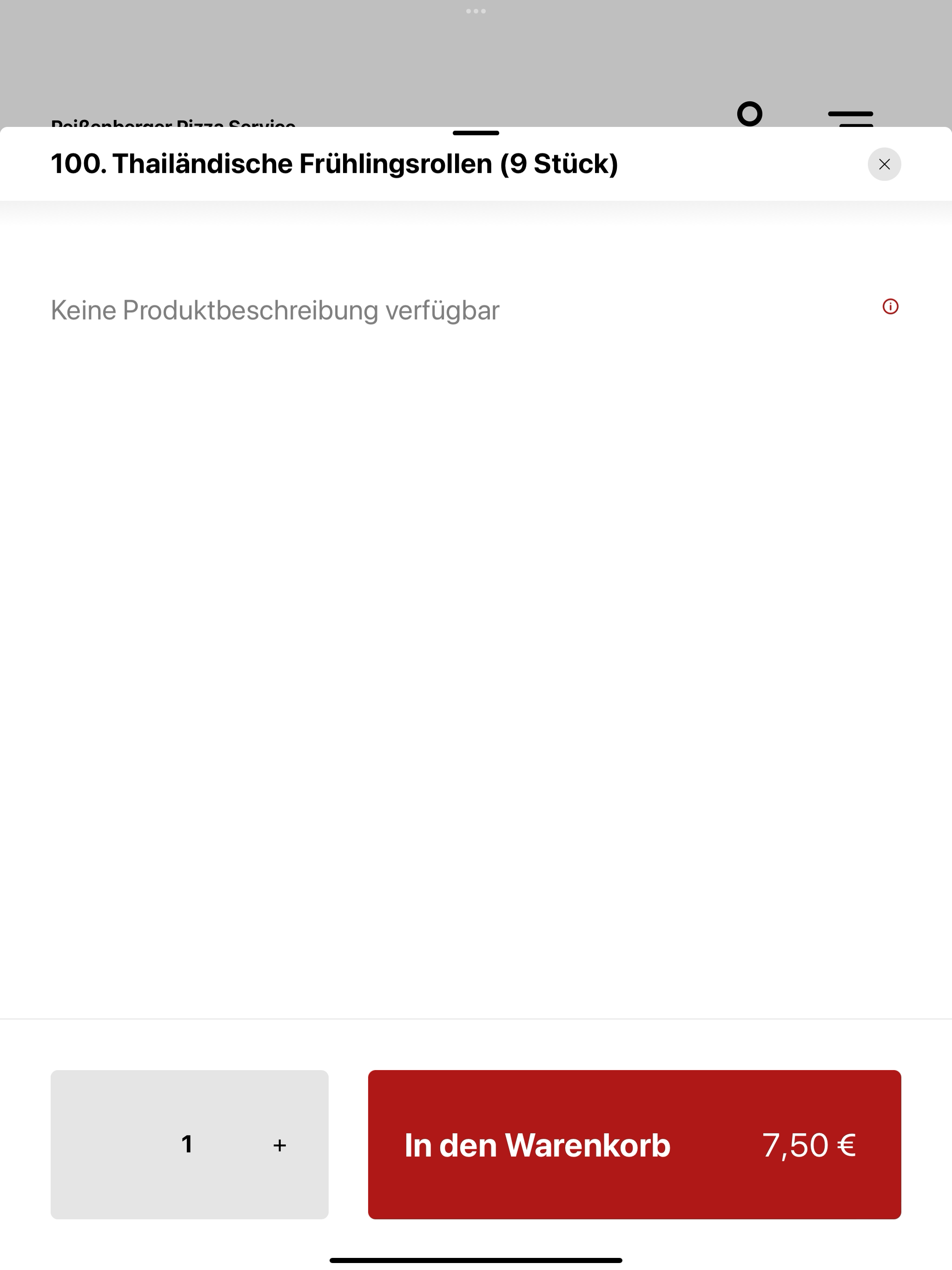 Peißenberger Pizza Service
