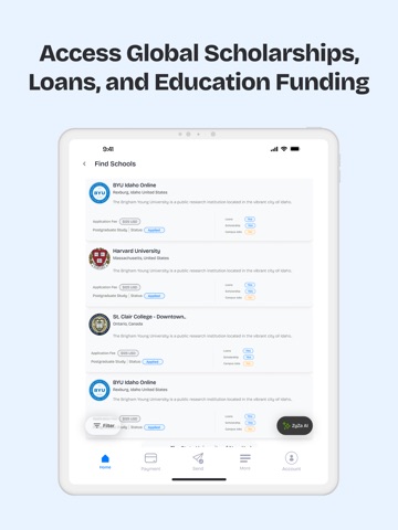 Radius: Tuition & Fee Payments iPad screenshot