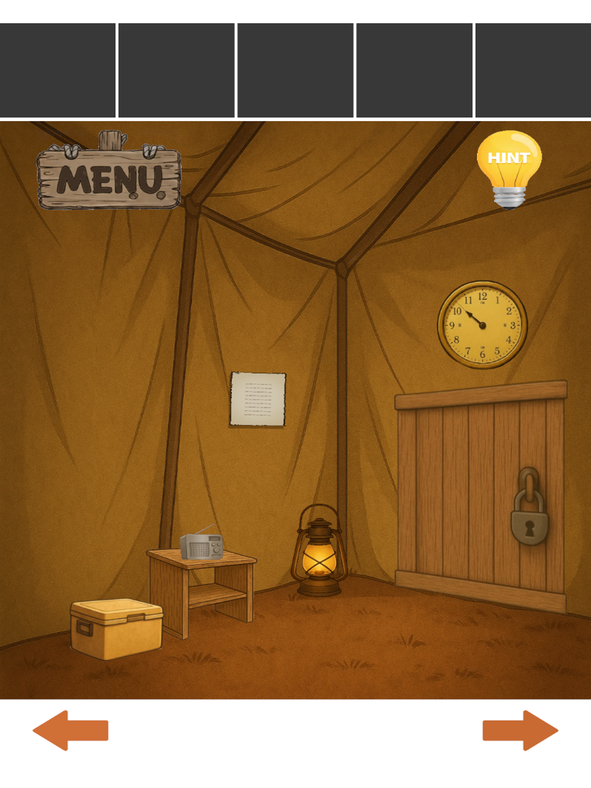 Escape from the Tent