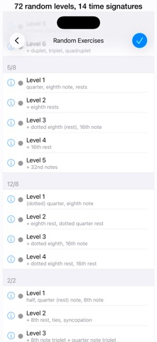Rhythm Sight Reading Trainer Screenshot 6 of 10