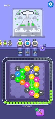 Hexa Flow - Puzzle Screenshot 4 of 6