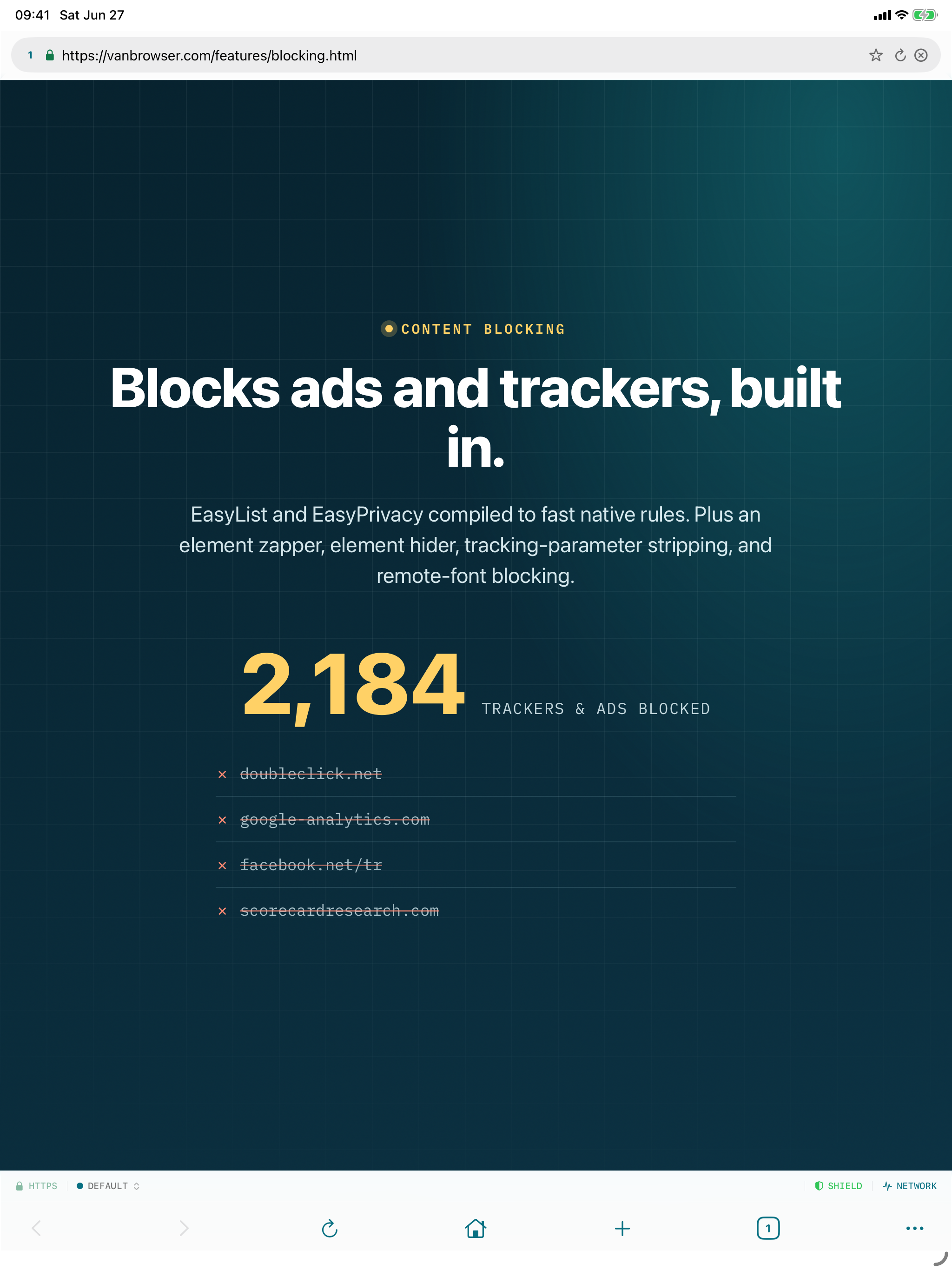 VanBrowser: Private Browser screenshot 9