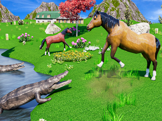 Wild Horse Family Life Game iPad screenshot 5 - Games app
