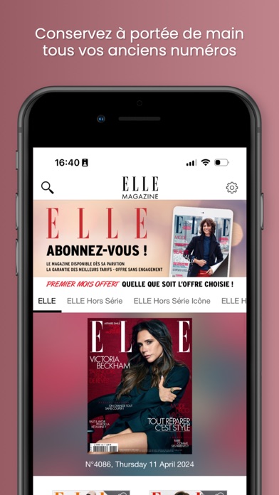 ELLE Magazine Screenshot