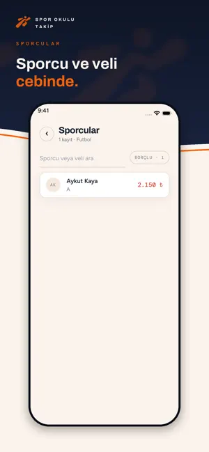 Spor Okulu Yönetim screenshot 4