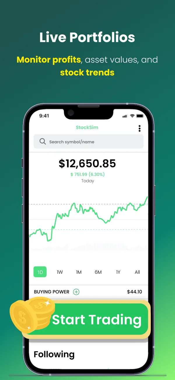 Screenshot #3 pour Stock Market Simulator