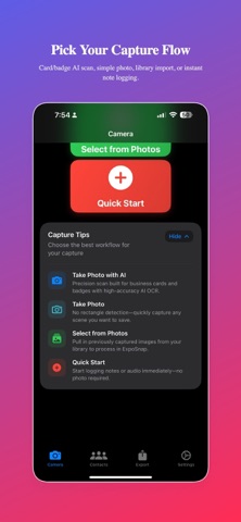 ExpoSnap screenshot