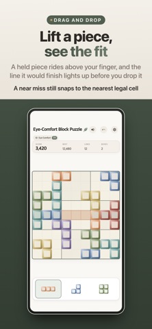 Eye-Comfort Block Puzzle Screenshot 2 of 6
