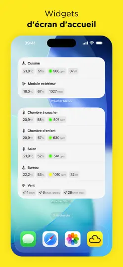 Capture d'écran de Weather Status Pour Netatmo sur iPhone 4
