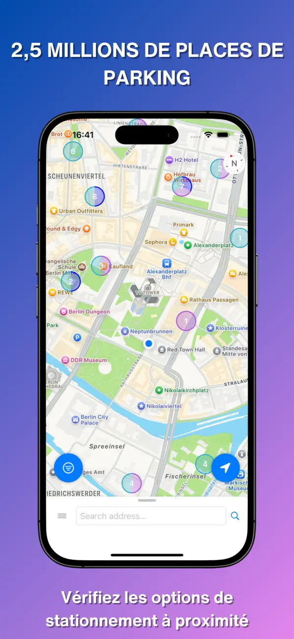 Screenshot #1 pour Parking Space Finder