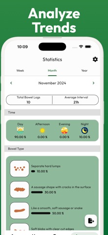 Bowel Movement & Poo Tracker screenshot
