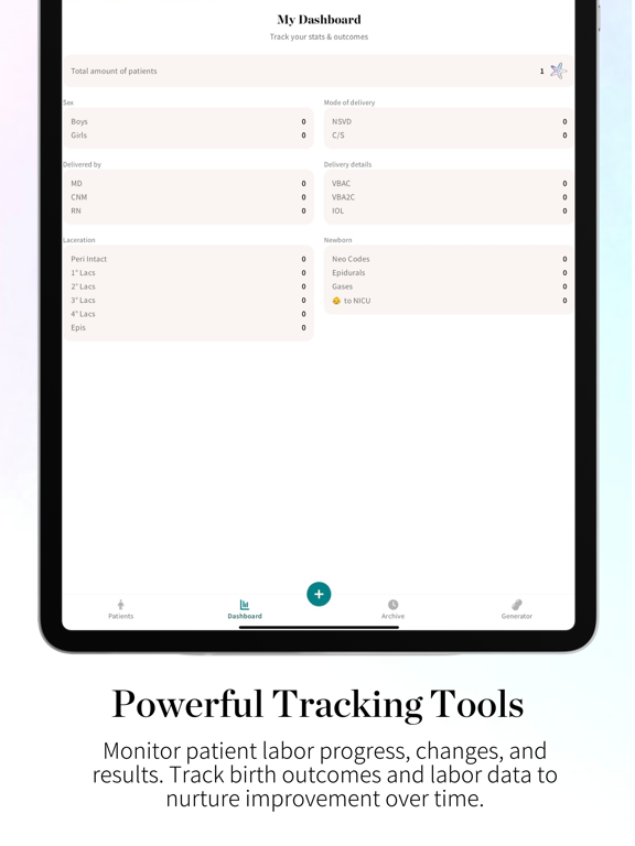 Motion: Labor and Birth Tool iPad screenshot 4 - Medical app