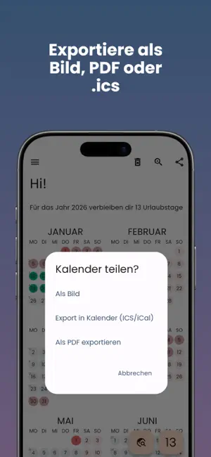 Vacation Planner & Calendar screenshot 2