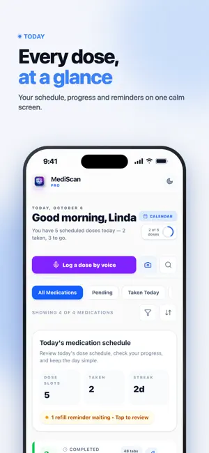 MediScan Pro - Meds & Refills screenshot 1