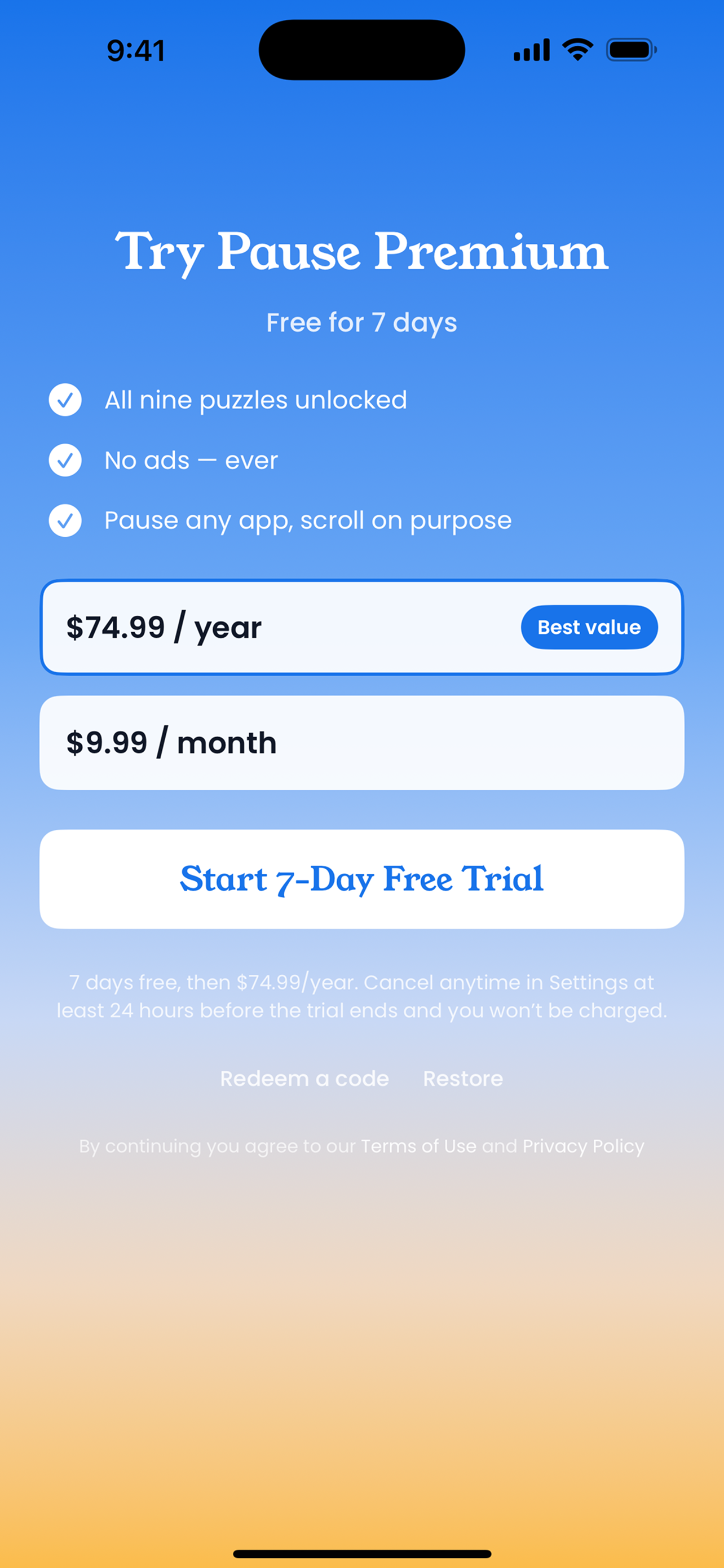 Pause: Mindful Scrolling