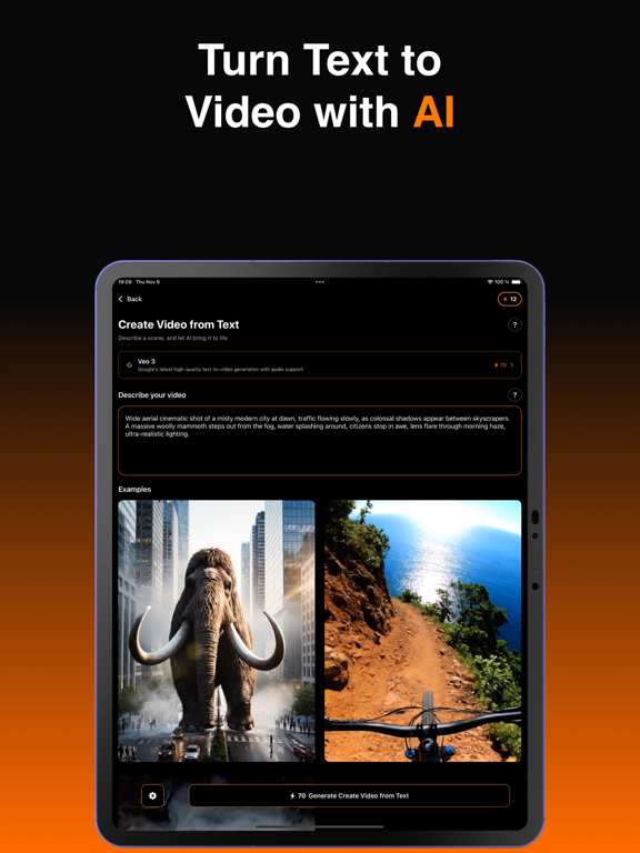 AI Video Creator: Vidoa iPad screenshot 4 - Photo & Video app