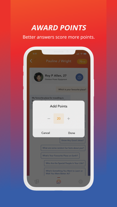 Question: Dating App iPhone screenshot 8 - Social Networking app