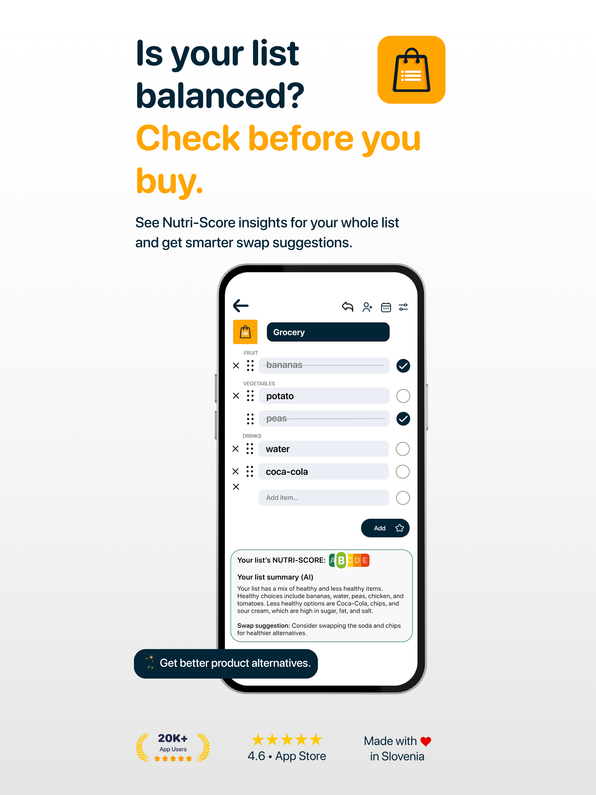 Listek: Grocery List screenshot 14