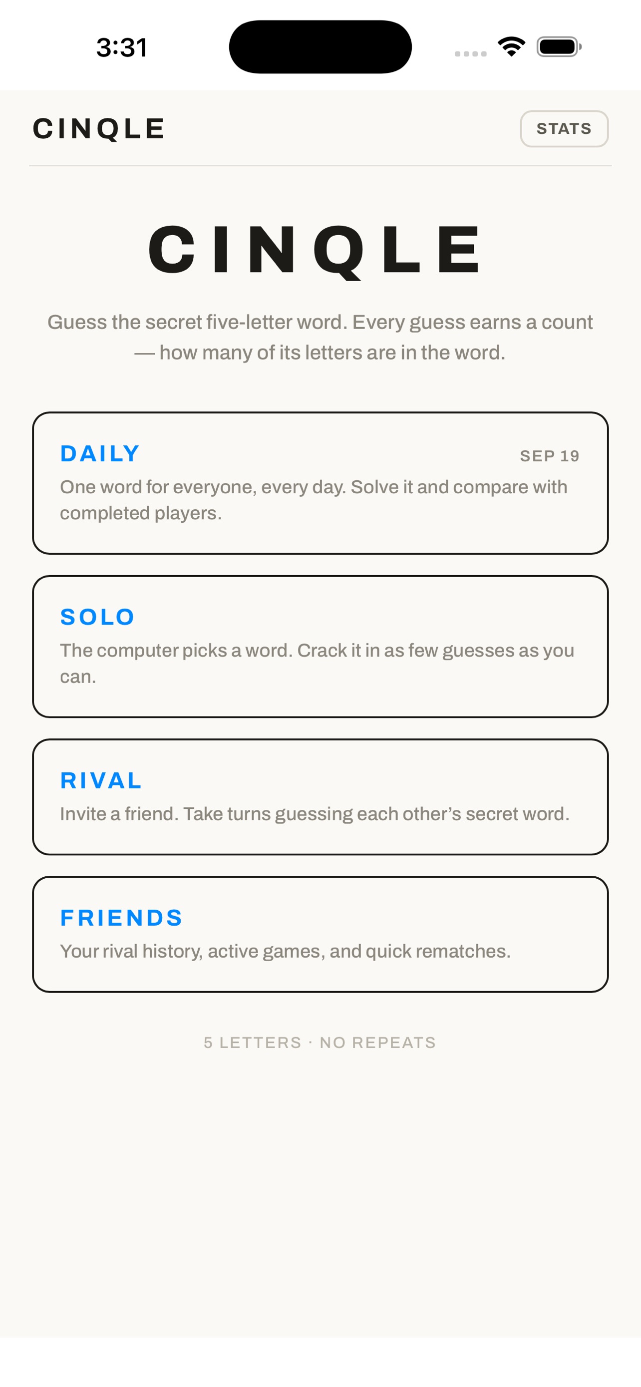 Screenshot 1 of Cinqle