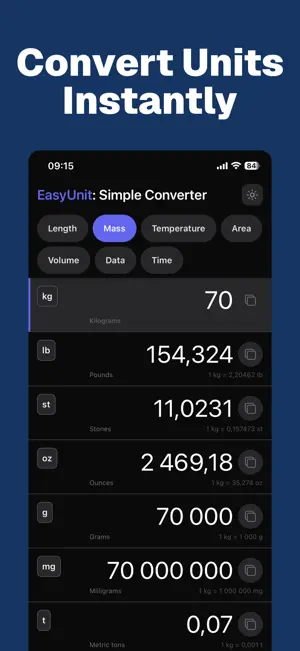EasyUnit: Unit Converter screenshot 2