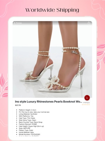Fashion Shoes Shopping Shop iPad screenshot