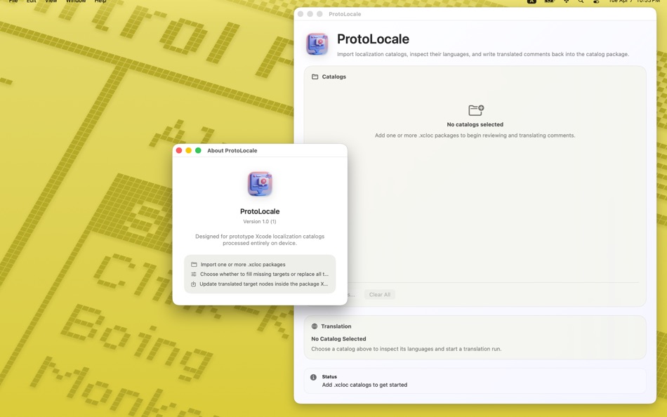 #2. ProtoLocale (macOS) Ved: David Thomas