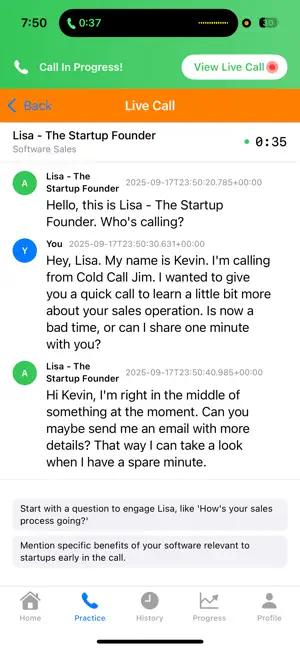 ColdCallGym screenshot 3