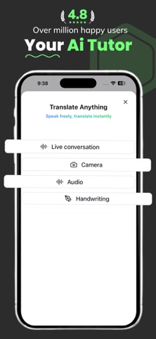 Real Time Translator -RTT Live iPhone screenshot
