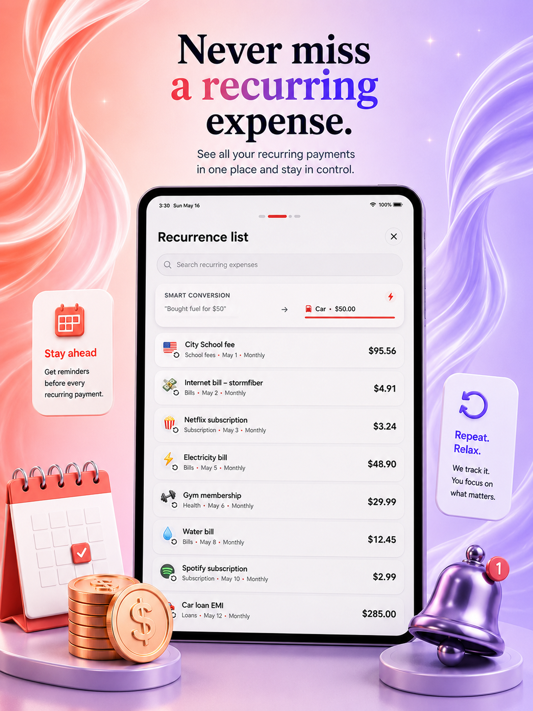 SpendMind: AI Expense Tracker screenshot 16