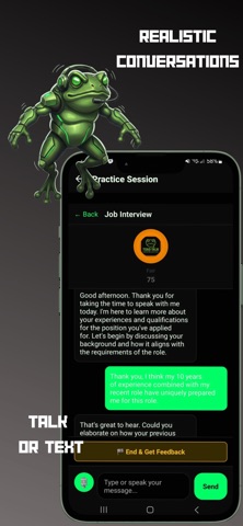 Toad Talk iPhone screenshot