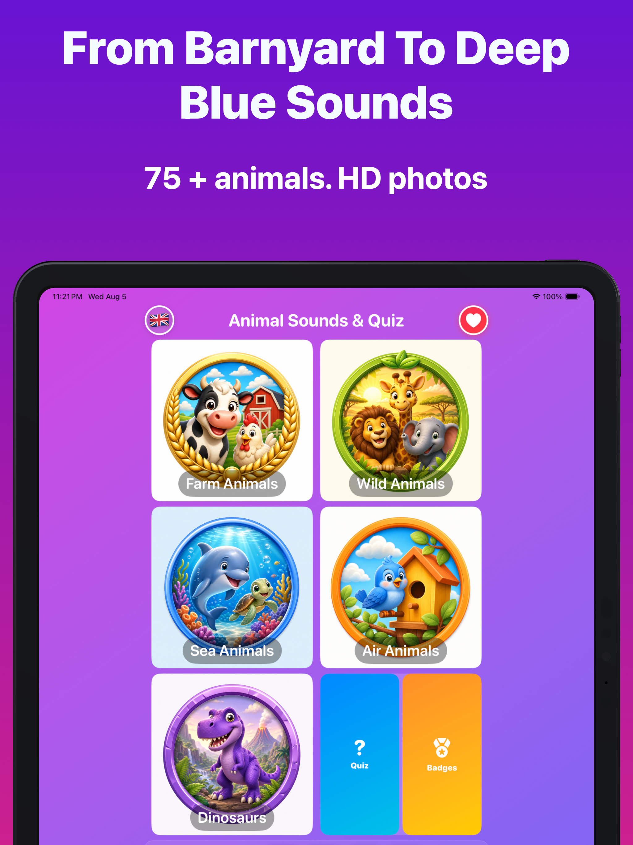 Animal Sounds: Kids Quiz Game screenshot 20
