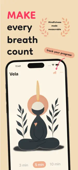 Vela: Serenity Breathing screenshot 1