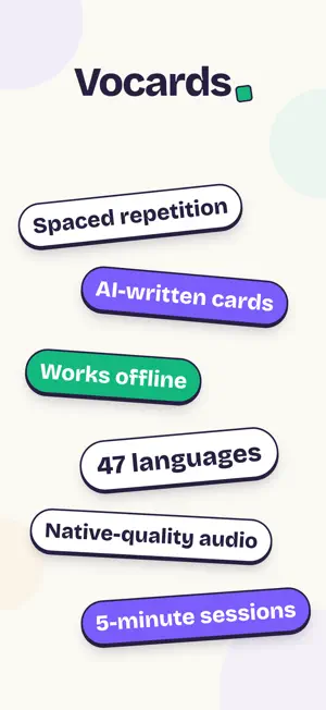 Vocards: Vocabulary Flashcards screenshot 1