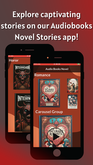 Audiobooks Novel Stories Screenshot