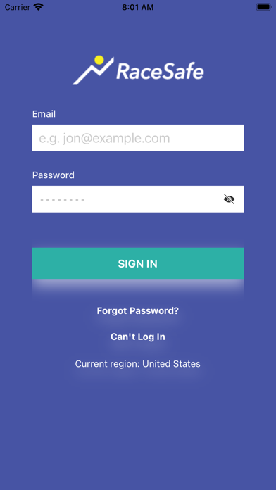 RaceSafe Screenshot