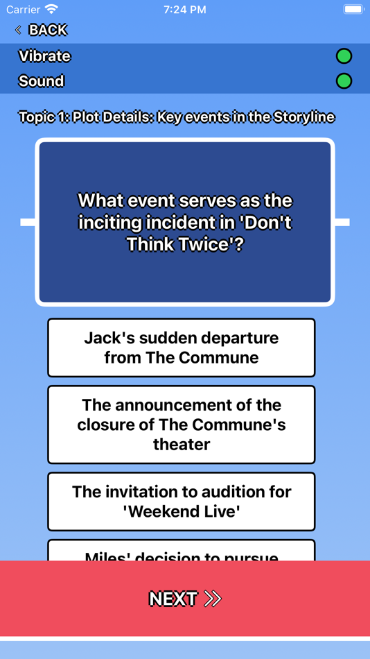 #1. Don't Think Twice Trivia (iOS) 由: Martin Tseng