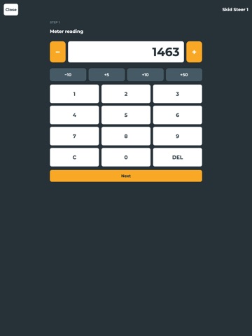 EquipHours iPad screenshot
