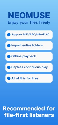 NeoMuse – Local Music Player Screenshot 1 of 6