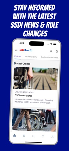 SSDI Benefits - SSA Disability iPhone screenshot