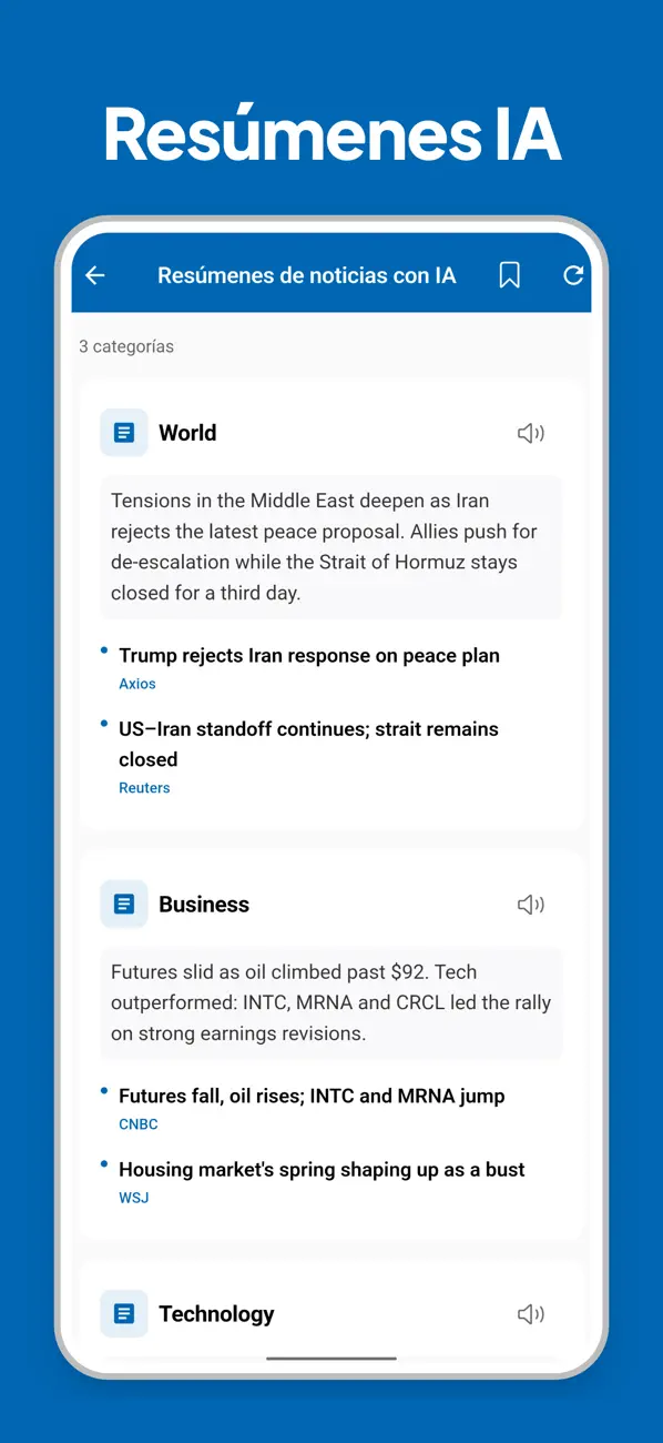 Screenshot #1 pour Noticias Argentina - Diarios