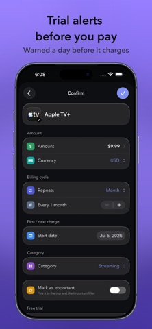 Submetric: Subscriptions Screenshot 5 of 8